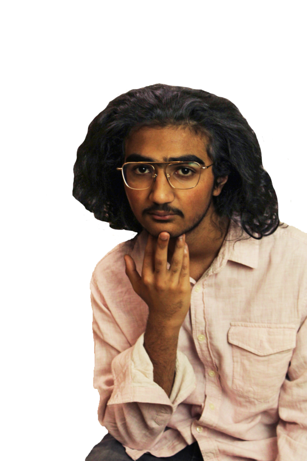 UNIBROW: Faizan Kashmiri, Paly sophomore and author of this piece, poses for a photo. He has had a unibrow all his life and does not shave it as a form of self-expression. He hopes to reduce the stigma around unibrows and help those with unibrows accept them.