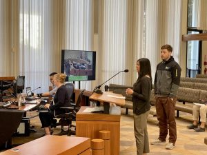 Andrew Kotch, TRUST’s Assistant Manager, and Dr. Shefali Miller, Momentum’s Chief Medical Officer, speak about TRUST at a presentation to the Palo Alto City Council.

Photo courtesy of Momentum for Health