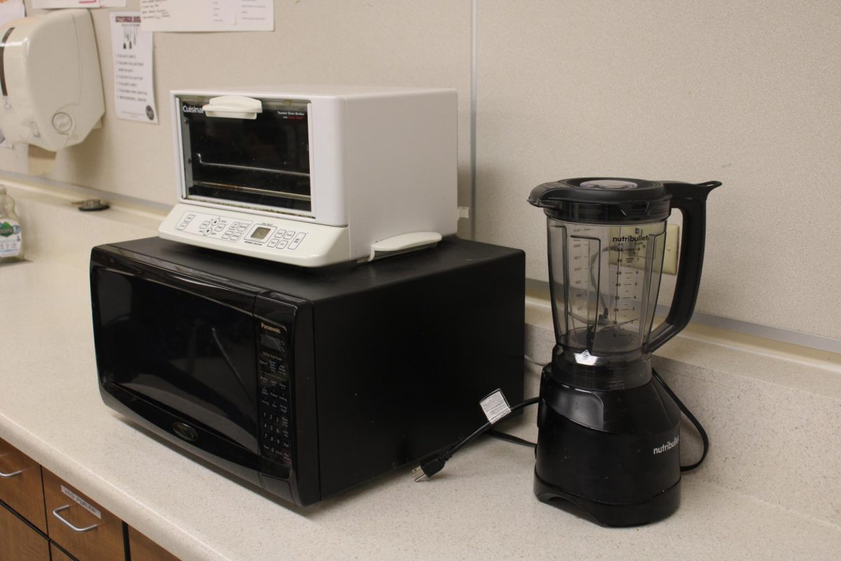 Displayed above are essential kitchen appliances utilized in Paly’s current culinary program, which will also serve for next year’s baking program.