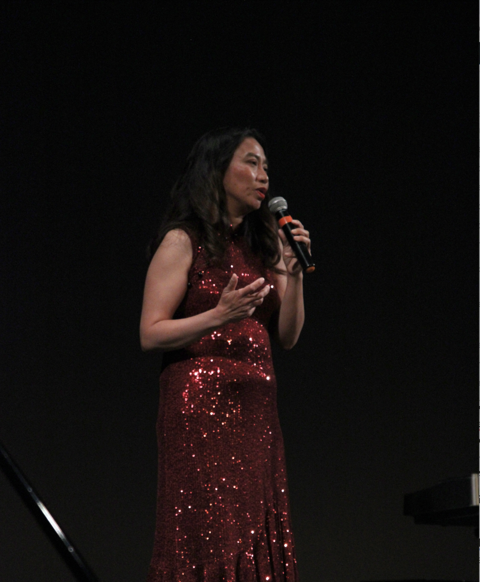 Chiu visits Palo Alto High School on April 25, 2024 to talk about her experience with Weinstein, her involvement in the MeToo movement, and advice to younger students.